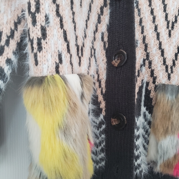 Brand New Oversized Patterned Sweater - Picture 3 of 4